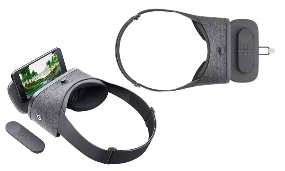 Google Daydream View VR Headset and Controller - Primary Image