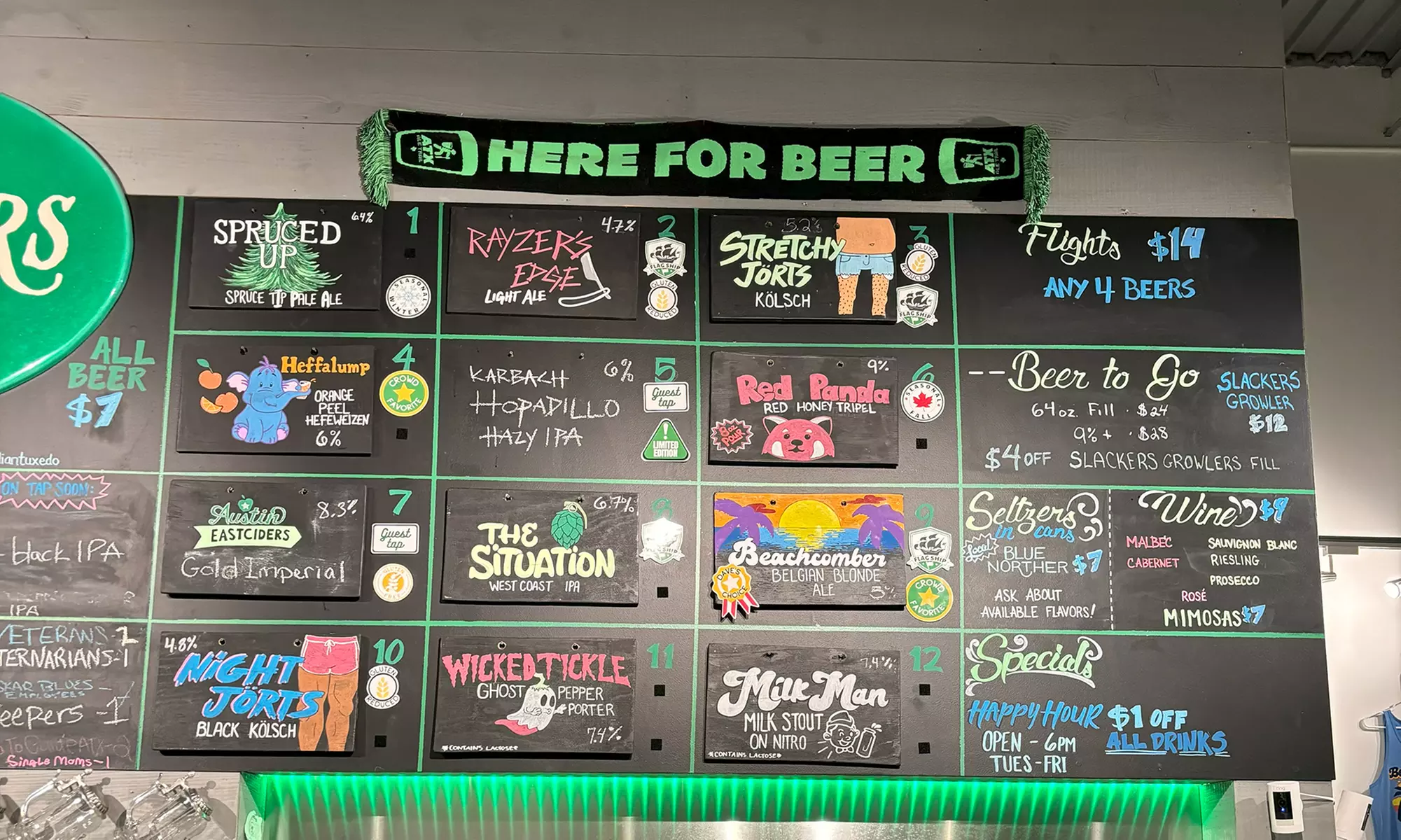 Explore Beer Flights and Tasty Treats at Slackers Brewing Co