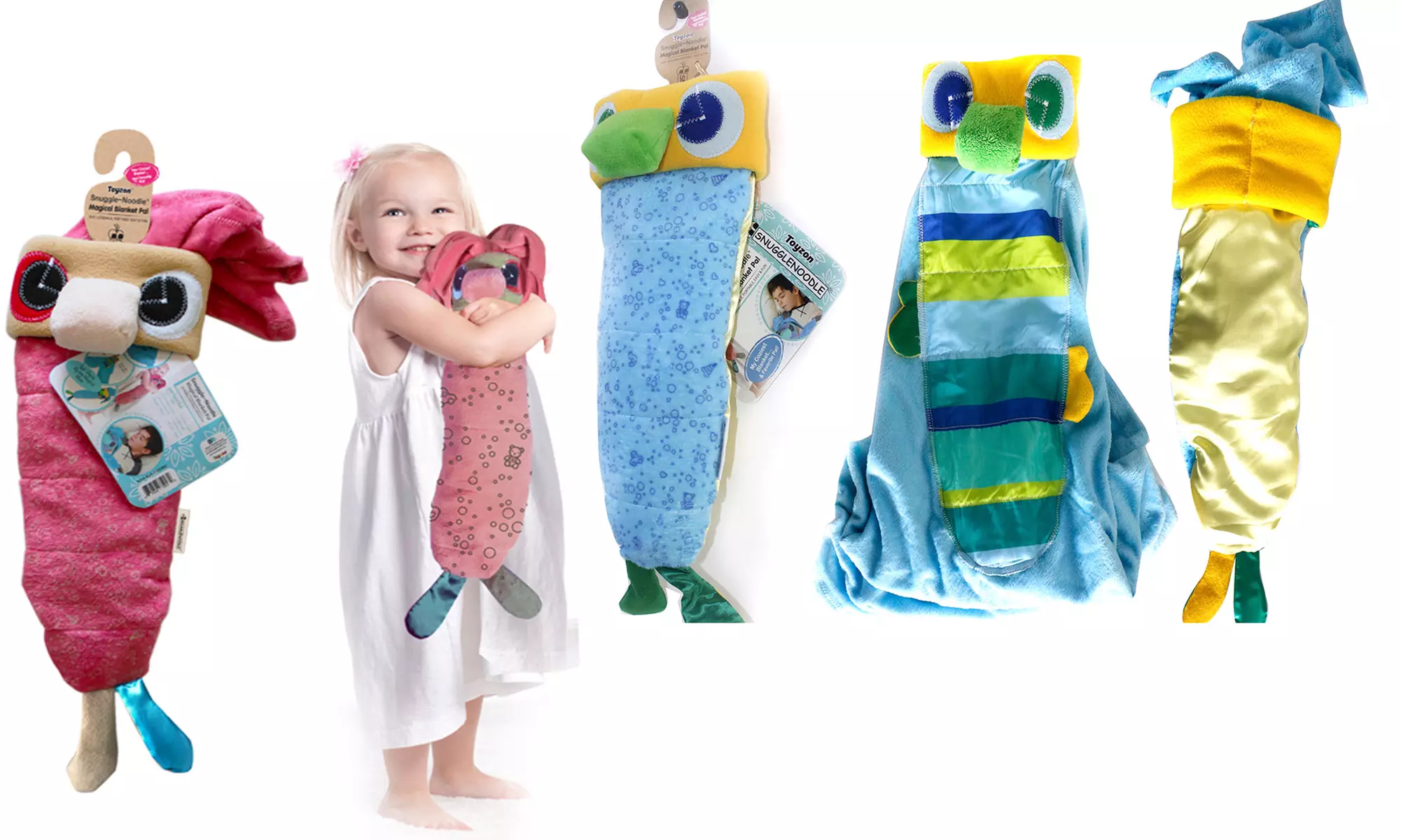 ToyzOn Snuggle Noodle Blanket for Kids - Primary Image