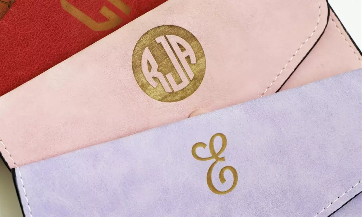 One, Two, or Three Laser-Engraved Monogram Maggie Wallets from VioletFox (Up to 76% Off) - Primary Image