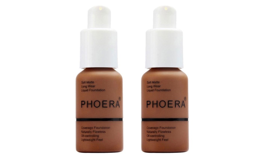 Image 30: Phoera Full Coverage Make-Up Foundation 30ml