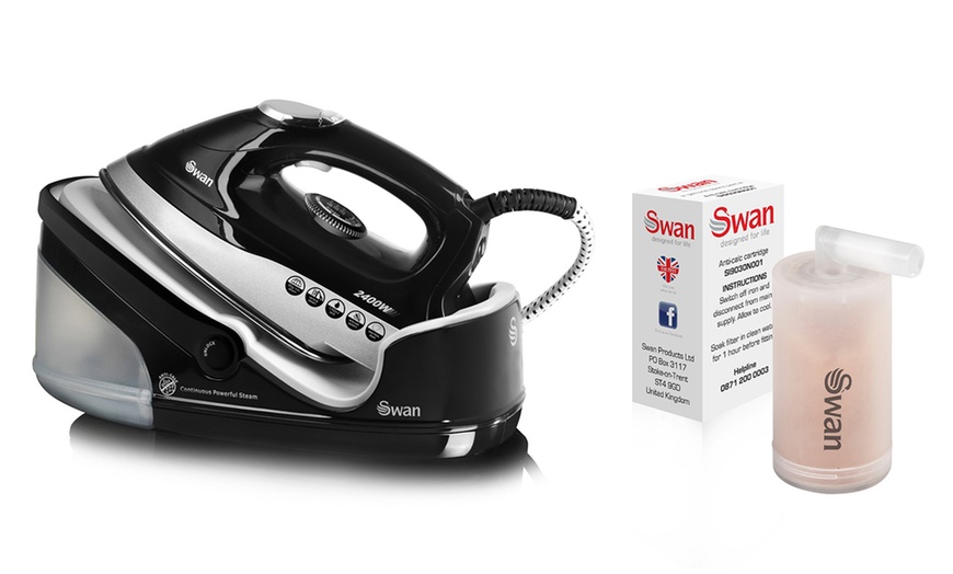 Image 2: Swan 2400W Steam Generator Iron