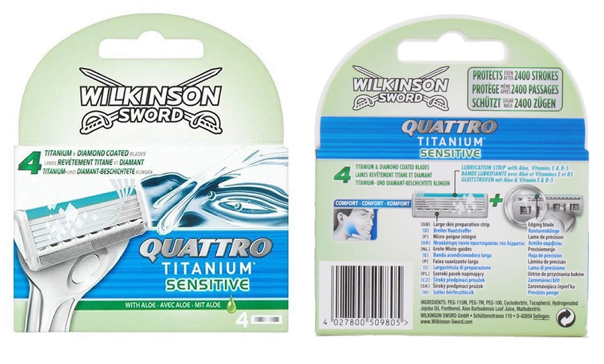 Image 1: Wilkinson Sword Quatro Blades