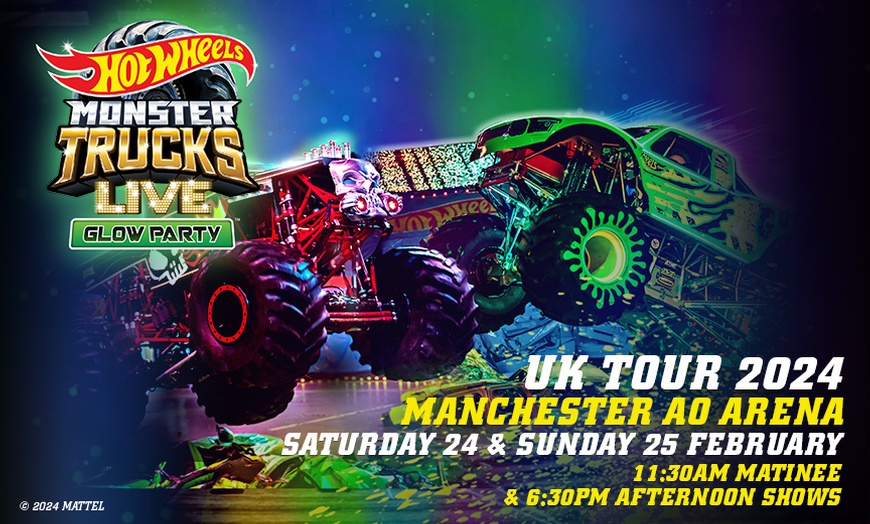 Image 2: Ultimate Glow Party with Hot Wheels Monster Trucks Live in the UK!