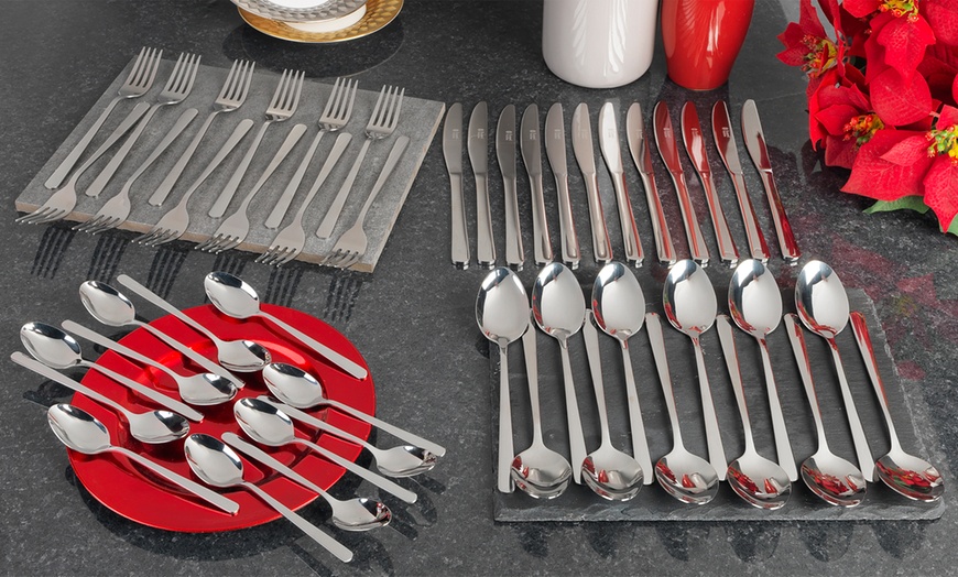 Image 1: One, Two or Three Russell Hobbs Vienna Cutlery Sets