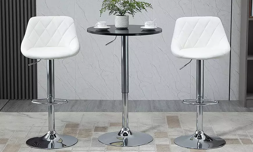 Image 12: HomCom Bar Table