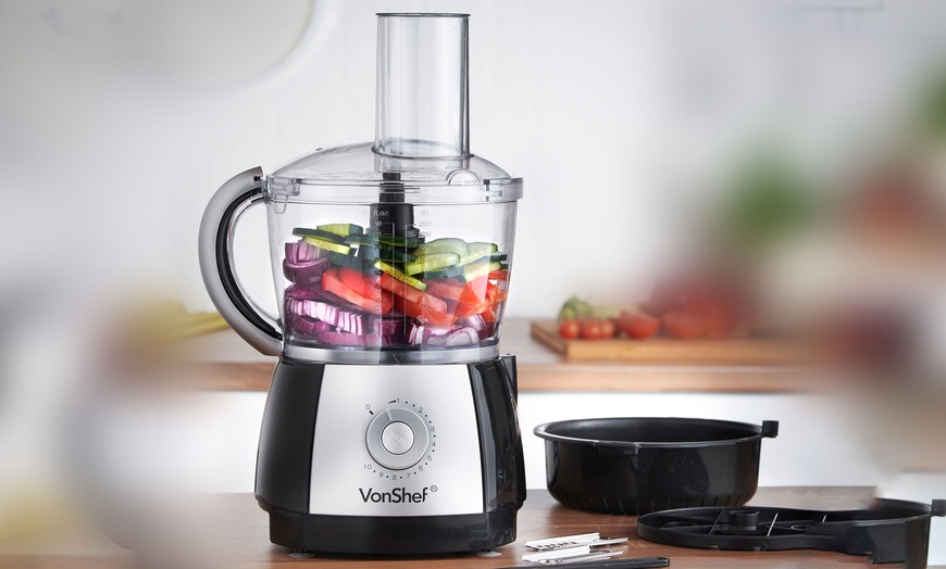 Image 2: VonShef 700W Food Processor