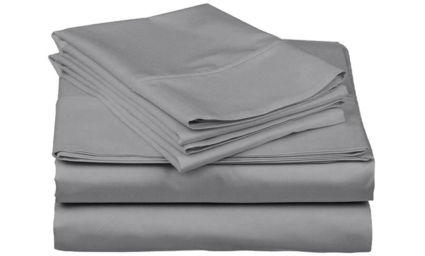 Image 5: Satin Bed Sheets Set