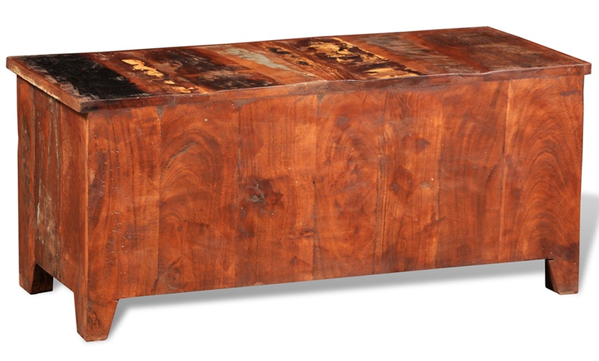 Image 3: Vida XL Reclaimed Wood TV Cabinet