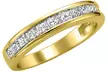 1.00 CTTW Channel Princess Diamond Wedding Band in 14K Gold by Brilliant Diamond - Second Medium