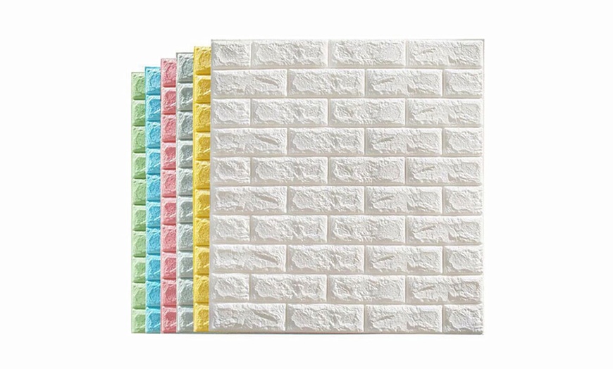 Image 2: 3D Self-Adhesive Wall Tiles