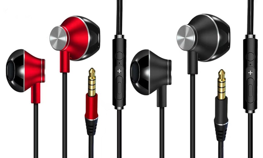 Image 1: In-Ear Earphones with Microphone