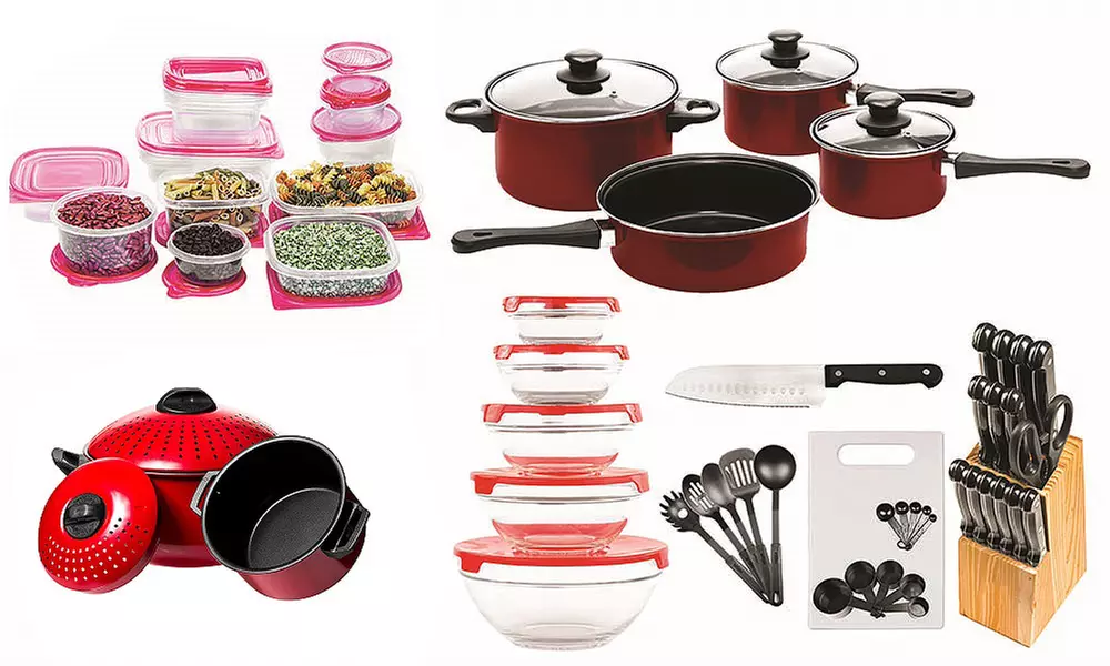 Non-Stick Cookware Combo Set (84-Piece) - Primary Image