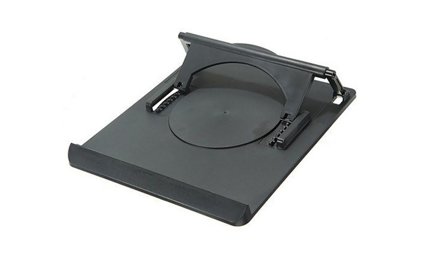 Image 4: 360° Rotating Laptop Table Stand