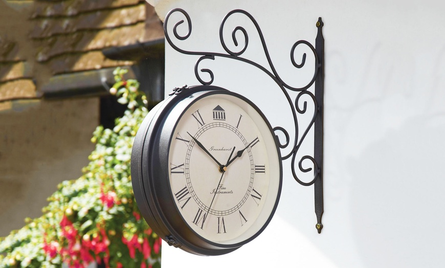 Image 1: Garden Clock - Two Designs