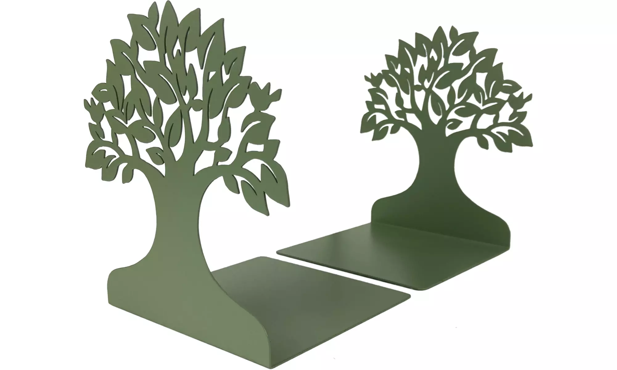 Coppia di fermalibri da mensola