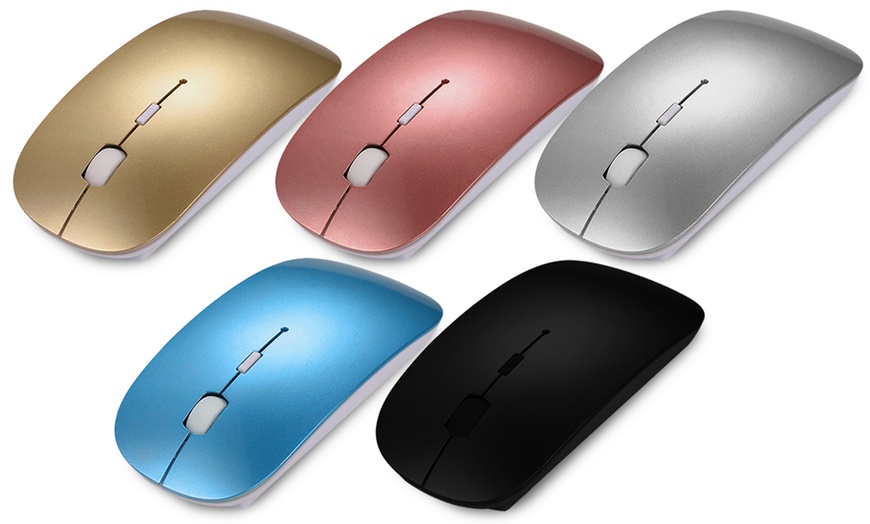 Image 3: Coloured Wireless Mouse