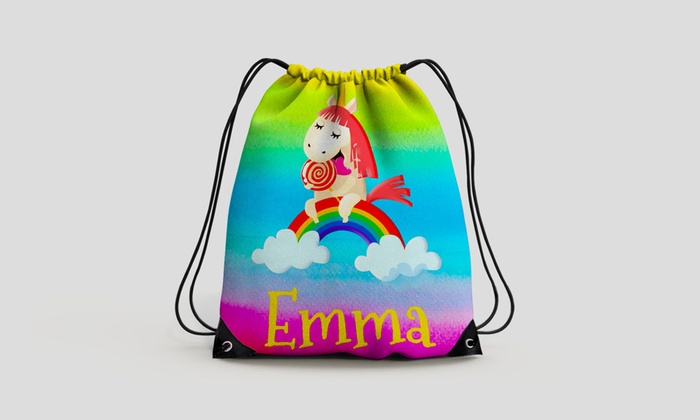 personalized drawstring backpack