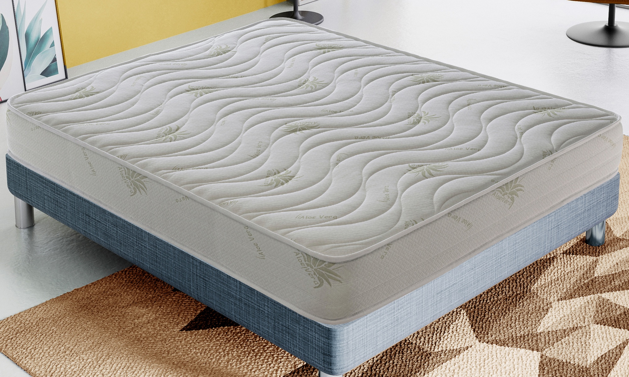 Materasso AloeVera doppio comfort a zone differenziate