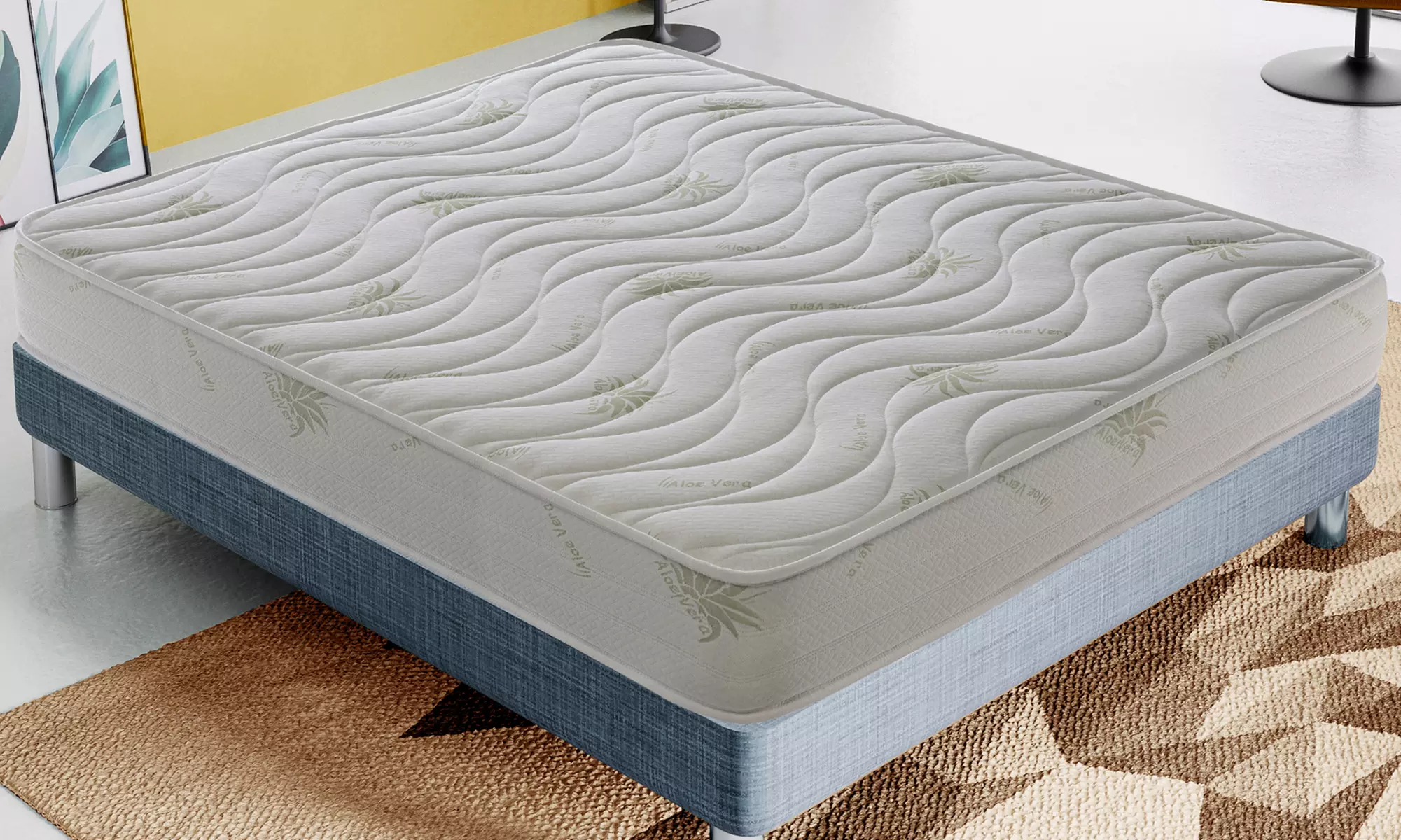 Materasso AloeVera doppio comfort a zone differenziate