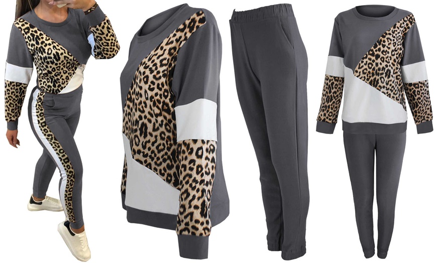 Image 7: Two-Piece Leopard Tracksuit