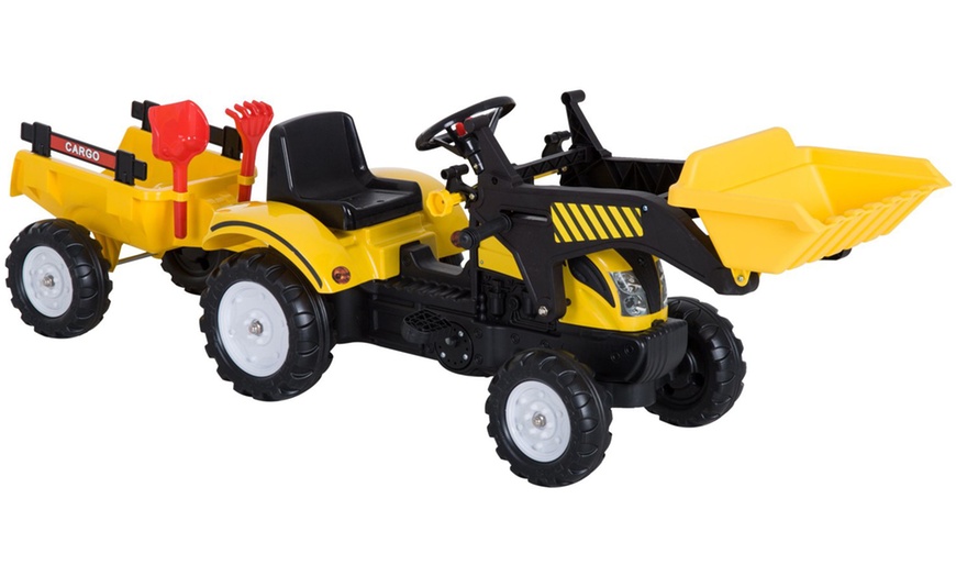 Image 3: HomCom Kids' Ride-On Toy