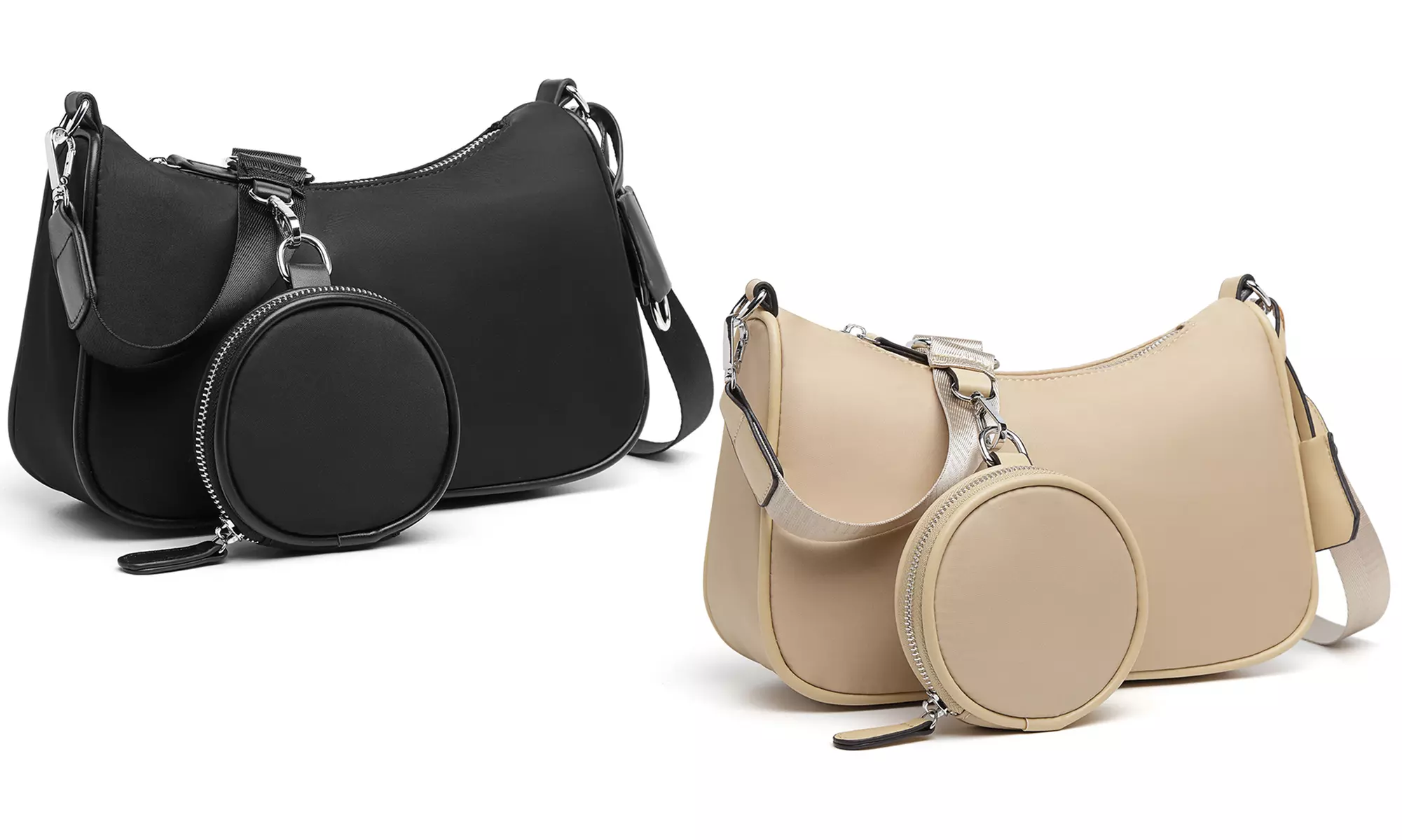 Sac bandoulière avec pochette détachable, coloris au choix - Primary Image