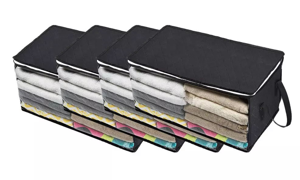 Up to Four Clothes and Linen Storage Organiser Bags