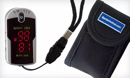 $29 for a Santa Medical Finger Pulse Oximeter with a Carrying Case ($199 List Price). Free Shipping and Free Returns. - Second Medium