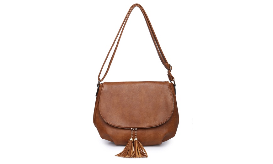 Image 7: Cross-Body Bag with Tassels