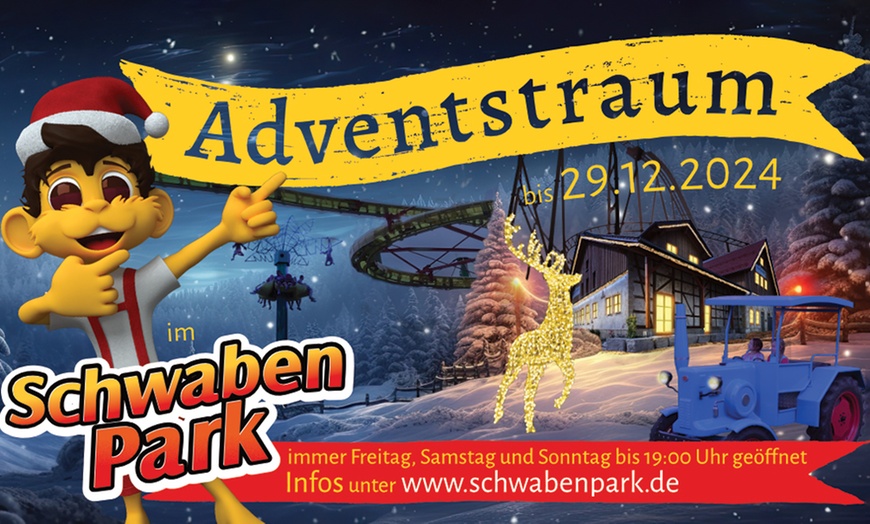 Image 1: Adventstraum im Schwaben Park: Tickets vom 21.12.-29.12.2024