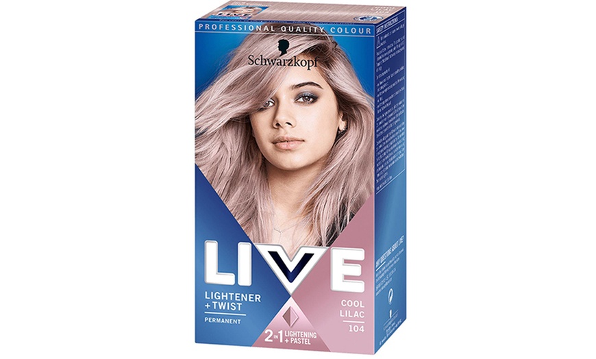 Image 2: Schwarzkopf Live Two-in-One Lightener and Twist Permanent Hair Dye