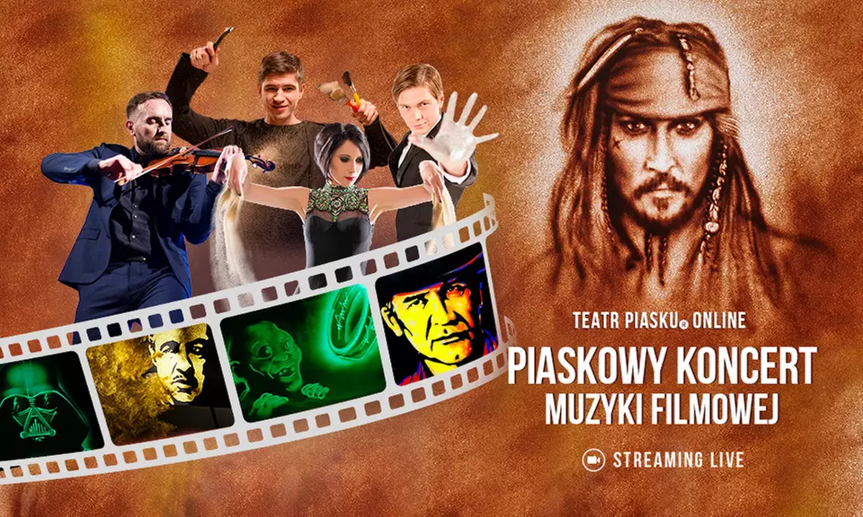 Teatr Piasku Online: „Piaskowy Koncert Muzyki Filmowej” za 29 zł - Primary Image