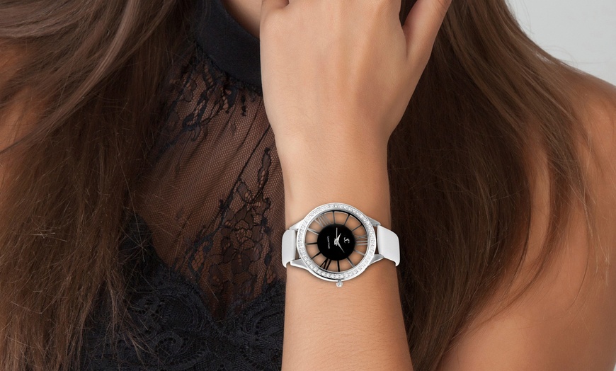 Image 5: Reloj adornado con cristales brillantes de SC Crystal