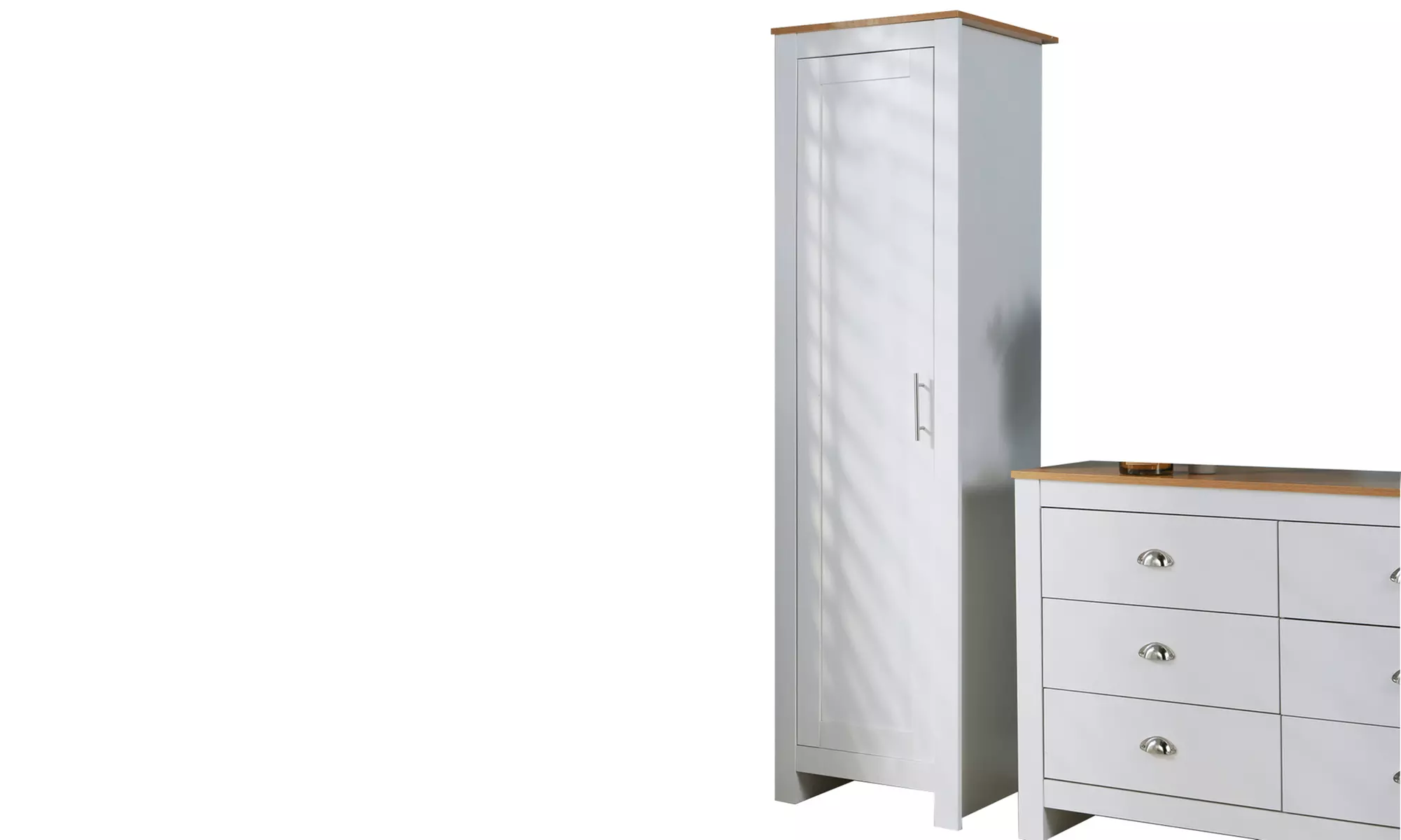 Camden Single Door Bedroom Wardrobe Storage