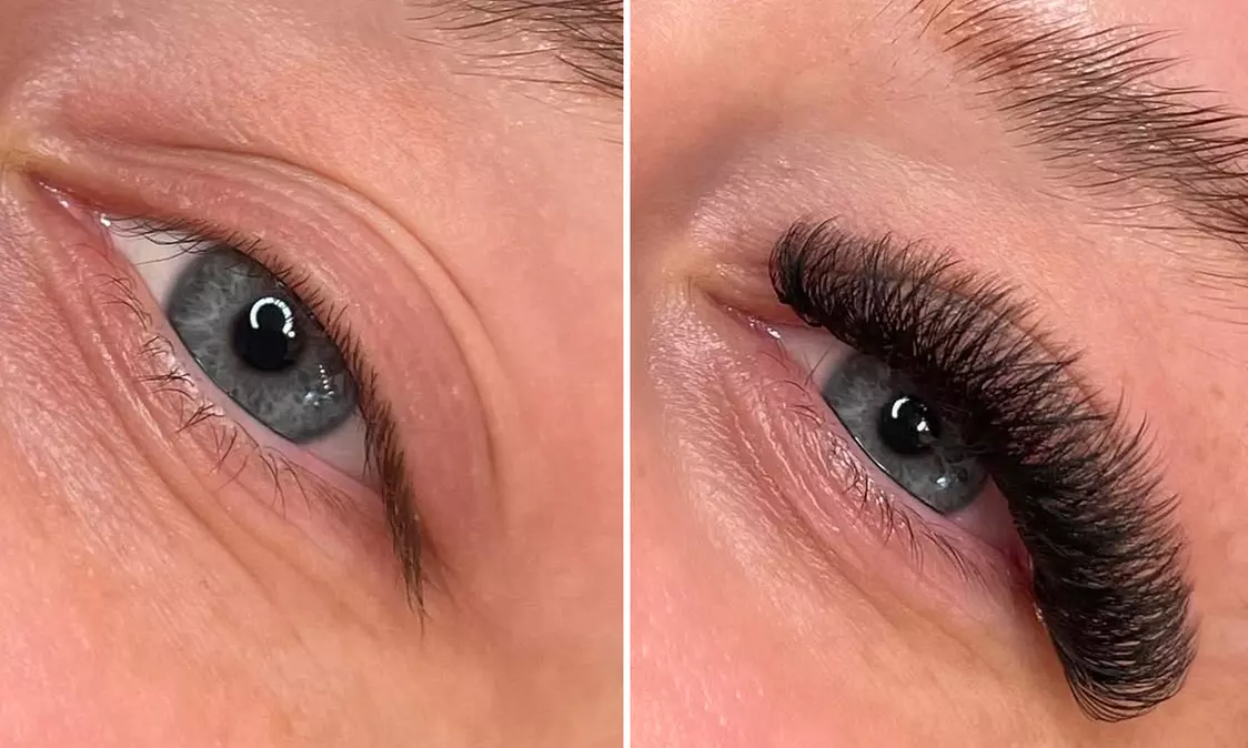 Wimpernverlängerung mit 2D- oder 5D-Technik opt. inkl. Refill