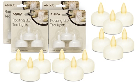 Fino a 4 set di 3 luci galleggianti Led