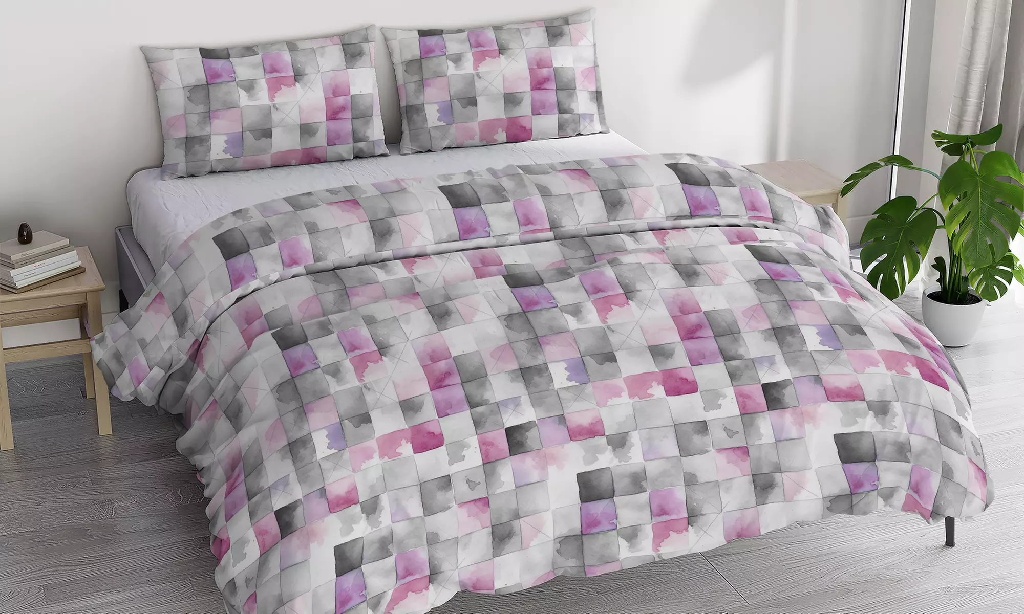 Parure copripiumino in cotone Made in Italy