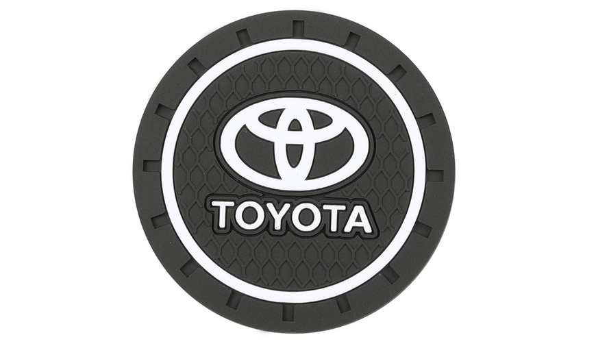 Image 6: Car Logo Silicone Coaster