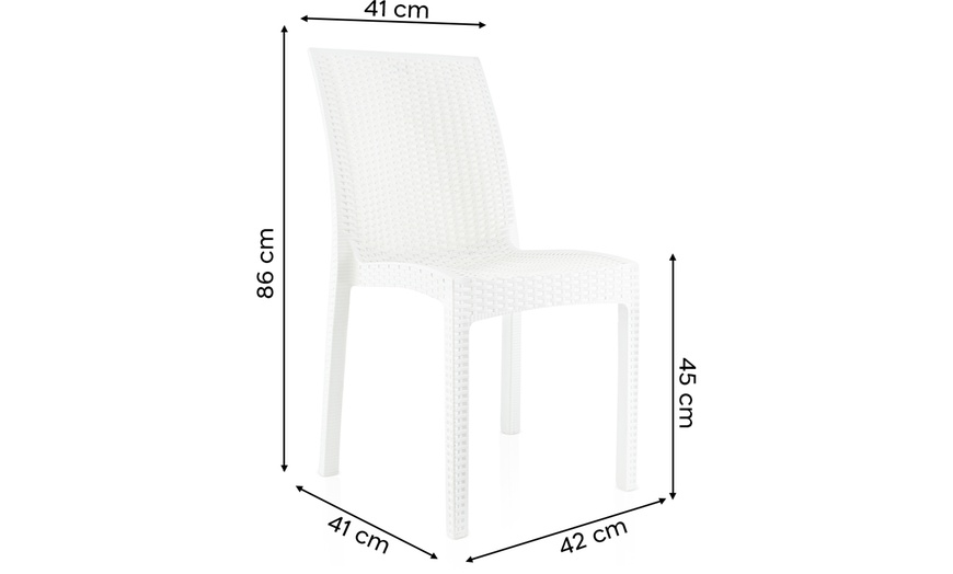 Image 22: Set da 2, 4 o 6 sedie per esterni Ninfea