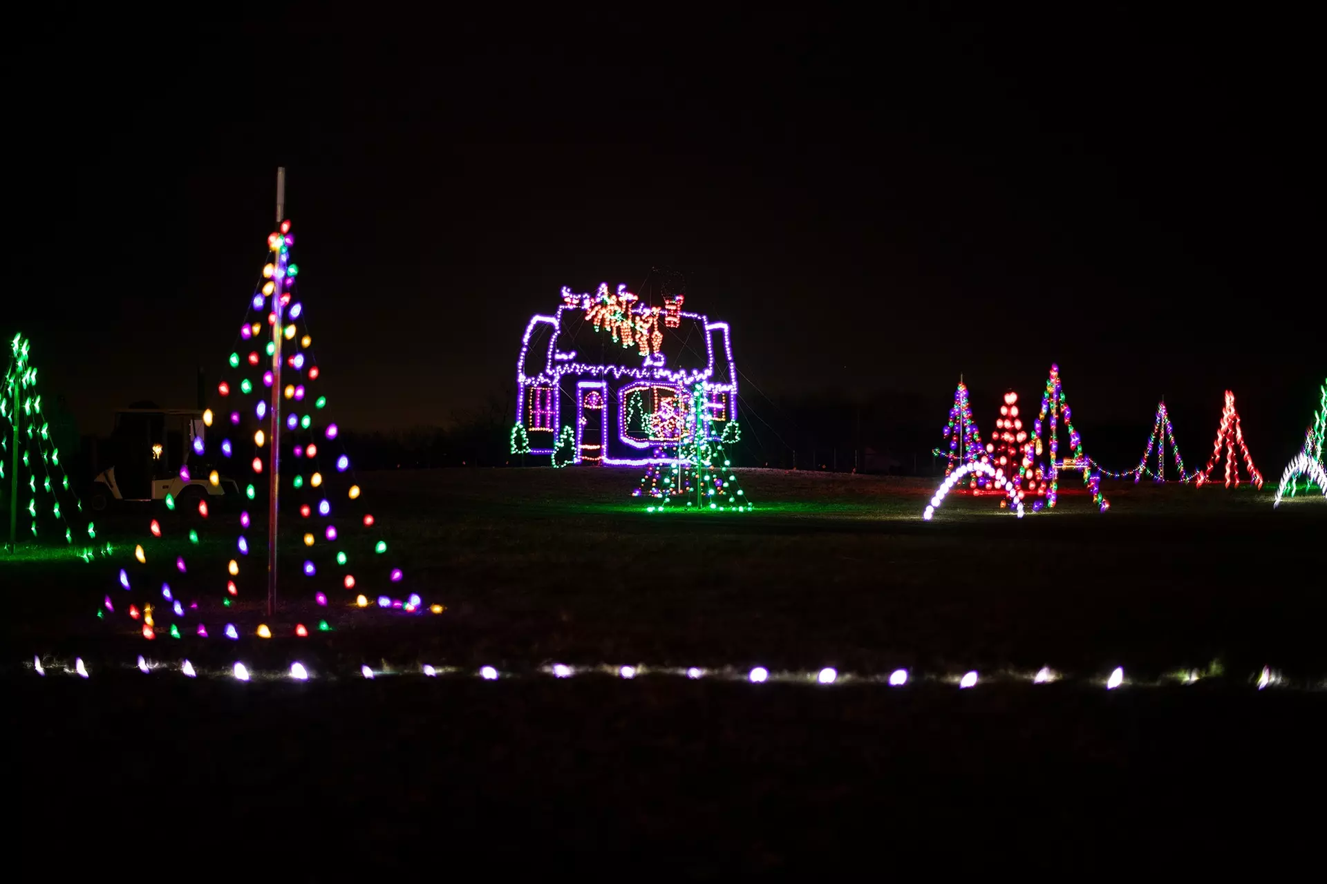General Admission for One Vehicle with Up to Eight People to Night of Lights at Creamy Acres (Up to 25% Off) - Second Medium