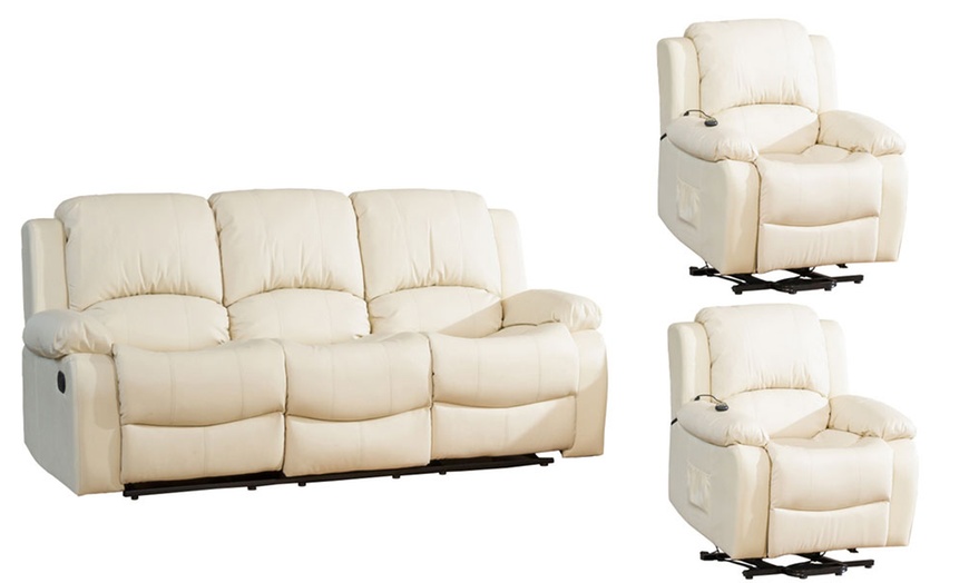 Image 34: Up to Three Reclining Sofa Sets 