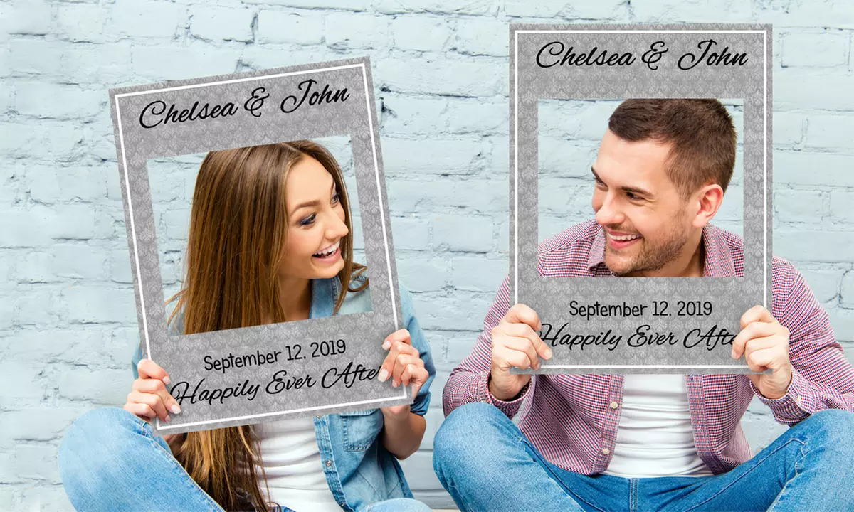 One Customized 18"x24" or 24"x36" Social Media Selfie Frame from MailPix (Up to 78% Off) - Second Medium