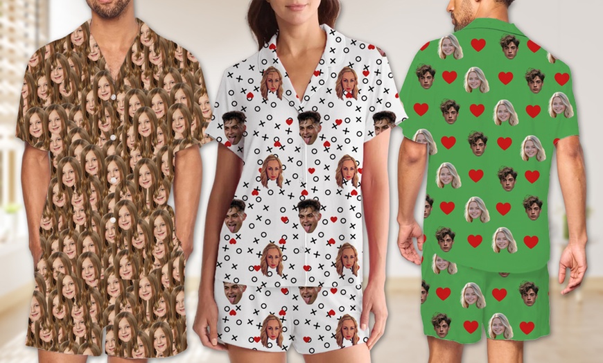 Image 10: Custom Photo Pajama Set from Justyling — Full or Half Set