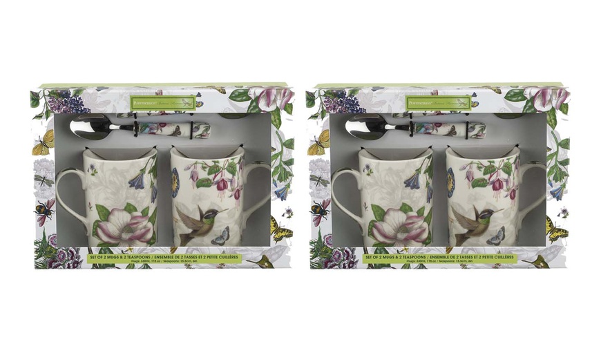 Image 16: Portmeirion Mugs and Spoons Set