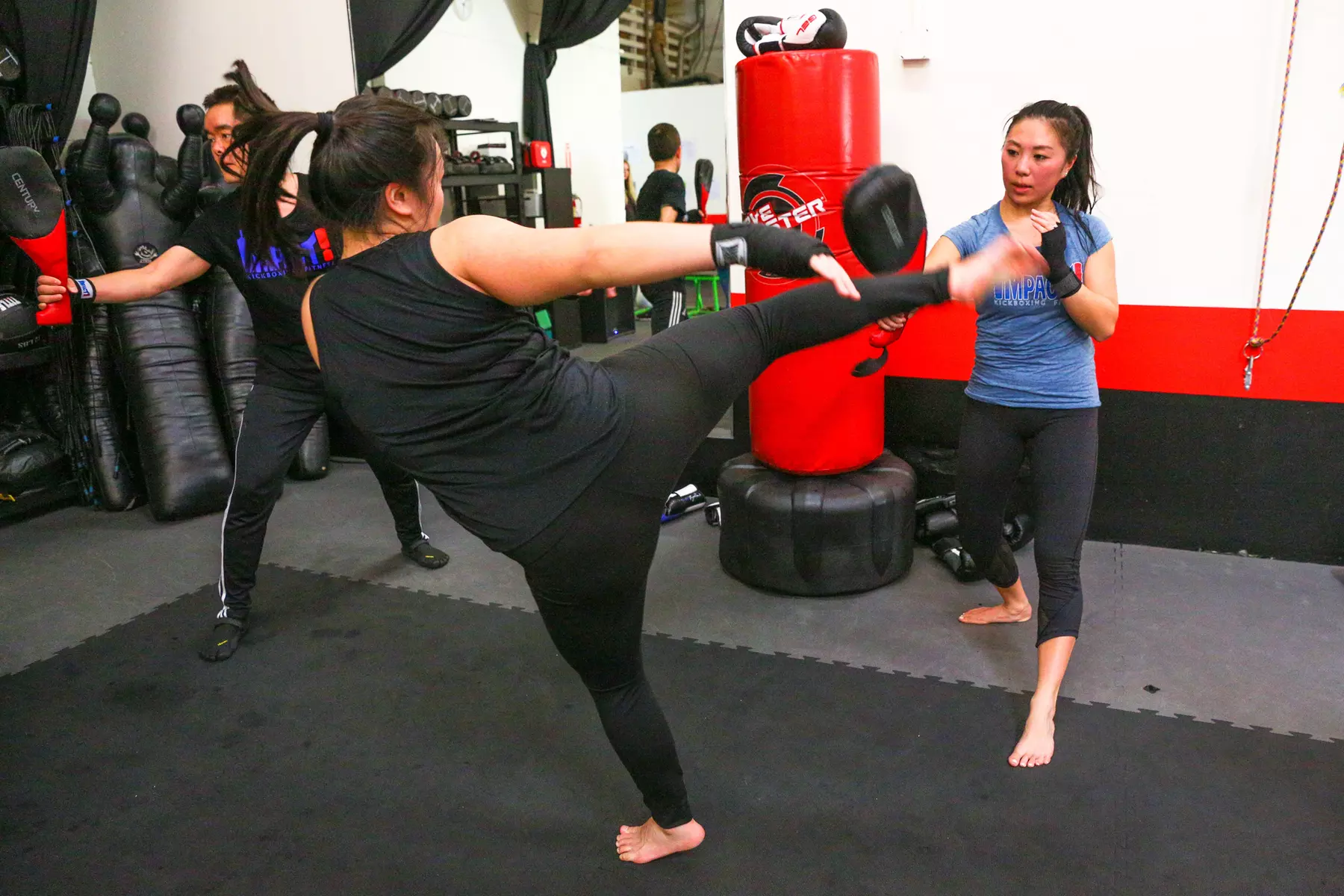 Kickboxing/Fitness Classes at IMPACT! Kickboxing Fitness (Up to 86% Off). Five Options Available. - Primary Image