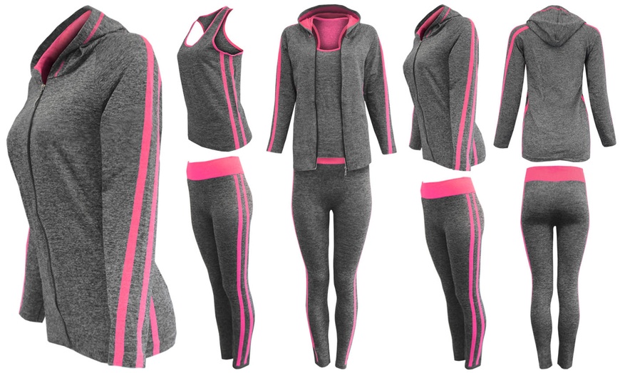 Image 6: Three-Piece Activewear Set