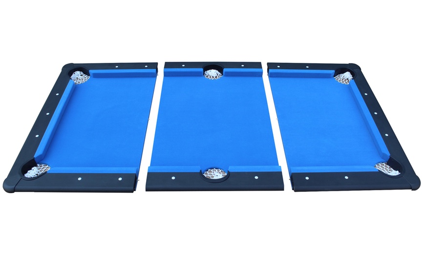 Image 4: Modulaire 3-delige pooltafel met accessoires