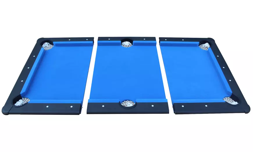 Image 4: Modulaire 3-delige pooltafel met accessoires