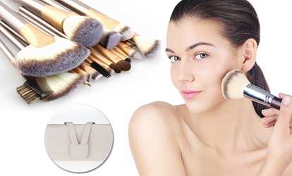 Champagne Gold Make-Up Brushes